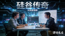 硅谷传奇海报 - 科技剧情剧，评分8.6
